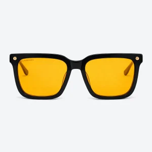 BE4337 Black / Amber Square Sunglasses