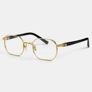 BPX-166 Gold Black Optical Glasses