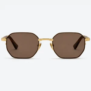 BPX-166 Gold Havana Brown Sunglasses