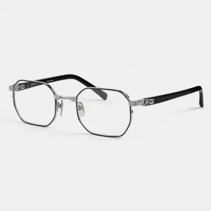 BPX-166 Silver Black Optical Glasses