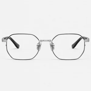 BPX-166 Silver Black Optical Glasses