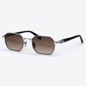 BPX-166 Silver Brown Sunglasses