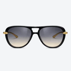 BV1391S Knot Aviator Sunglasses Black