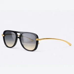 BV1391S Knot Aviator Sunglasses Black