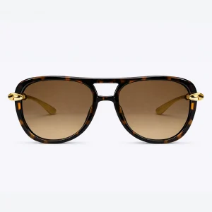 BV1391S Knot Aviator Sunglasses Havana