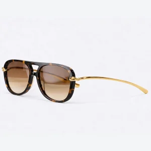 BV1391S Knot Aviator Sunglasses Tortoiseshell