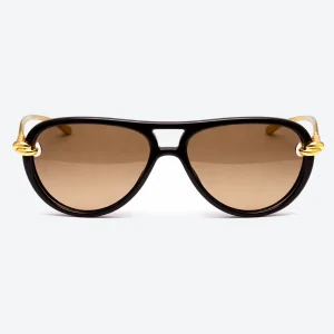 BV1418S Black / Brown Knot Sunglasses