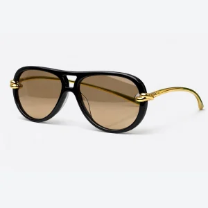 BV1418S Black / Brown Knot Sunglasses