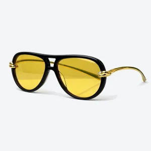 BV1418S Brown / Yellow Knot Sunglasses