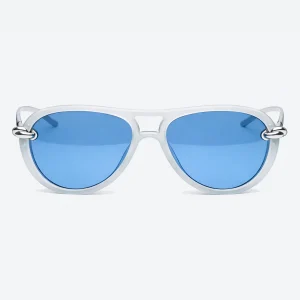 BV1418S Crystal / Blue Knot Aviator Sunglasses