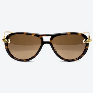 BV1418S Havana / Brown Knot Sunglasses