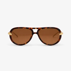BV1418S Havana Gold Sunglasses