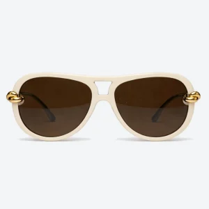 BV1418S Ivory Knot Sunglasses
