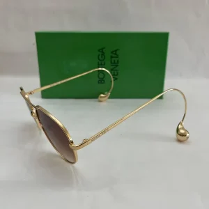 BV1701LA Gold Brown Gradient Aviator Sunglasses