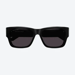 BB0262SA 001 Black Grey Sunglasses