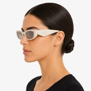 Beige Symbole Sunglasses – Clay Gray Lenses
