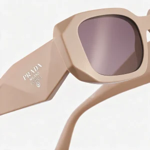 Beige Symbole Sunglasses - Plum Lenses