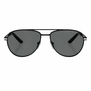 Black PR A54S Pilot-Frame Sunglasses