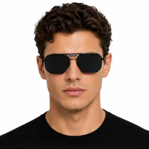 Black Sunglasses – Geometric Frame