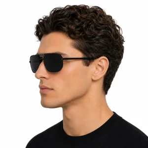 Black Sunglasses – Geometric Frame