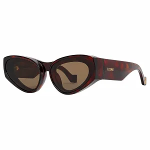 Front Lenses Cat-Eye Sunglasses Havana