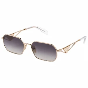 Gold Triangle Logo Sunglasses – Gradient Lenses