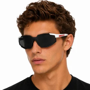 Linea Rossa Impavid Shield Sunglasses – Futuristic Design