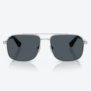OBE 3158 Silver / Grey Square Sunglasses