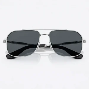 OBE 3158 Silver / Grey Square Sunglasses