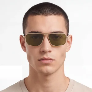 Sunglasses with Iconic Metal Plaque – Loden Lenses