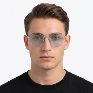 Sunglasses – Round Aviator Blue lenses