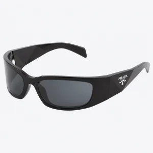 Symbole Sunglasses – Black Wraparound Frame