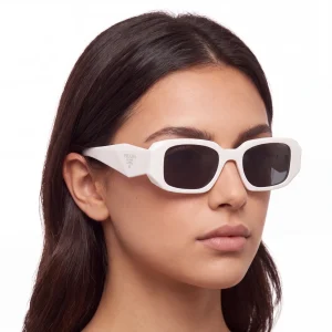 White Symbole Sunglasses – Slate Gray Lenses