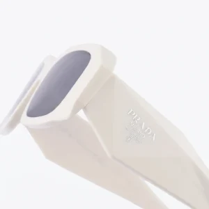 White Symbole Sunglasses - Slate Gray Lenses