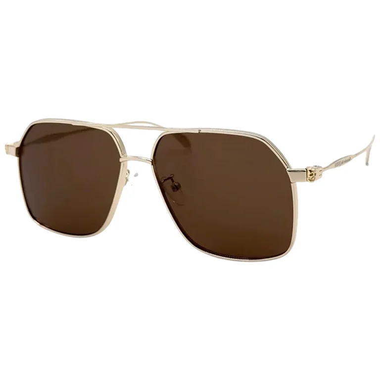 AM0372 Brown Gold Sunglasses