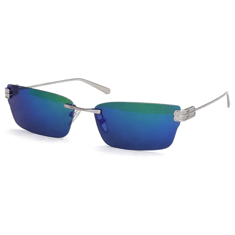 BB0487S 002 Silver Blue Mirror