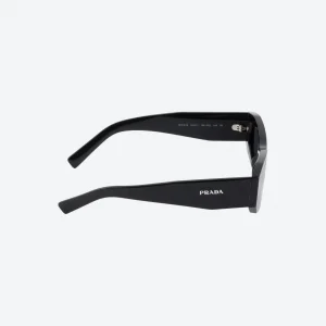 Black Eyewear Angular-Frame Sunglasses