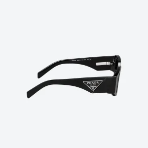 Black Sunglasses with Signature Triangle Logo
