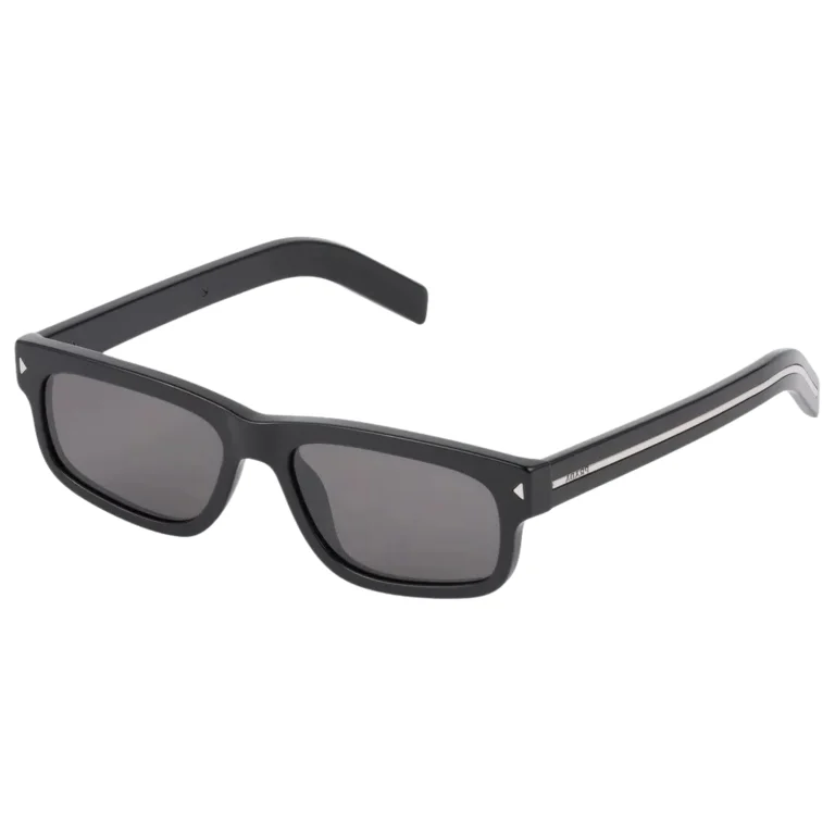 Black Sunglasses with Iconic Metal Plaque – Contemporary Style