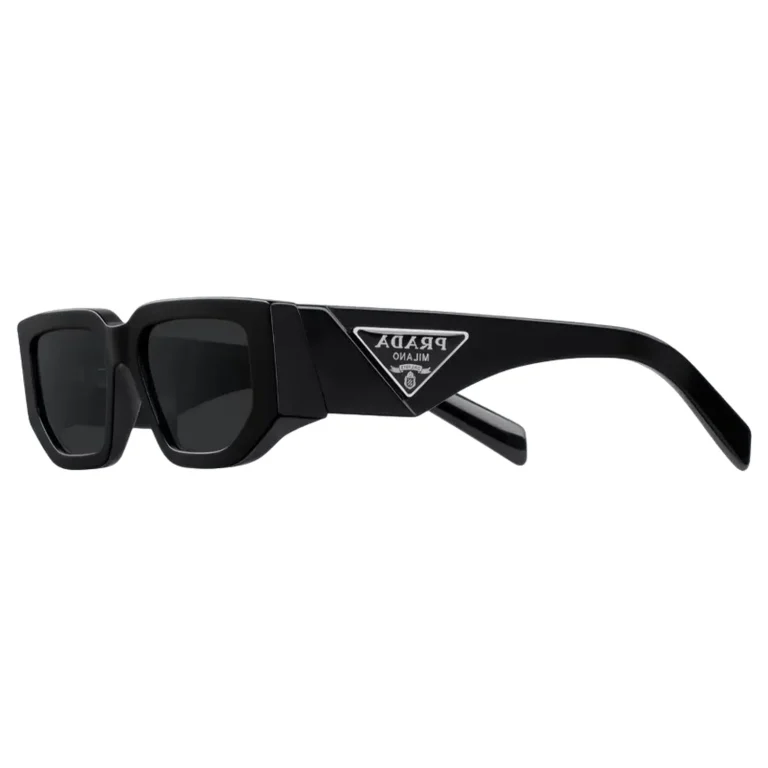 Black Sunglasses with Signature Triangle Logo