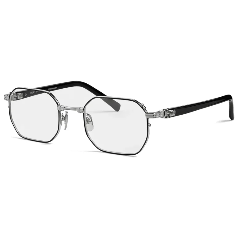 BPX-166 Silver Black Optical Glasses