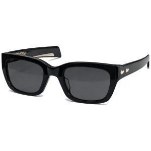 BV1393S Black Rectangular Sunglasses