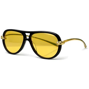 BV1418S Brown / Yellow Knot Sunglasses