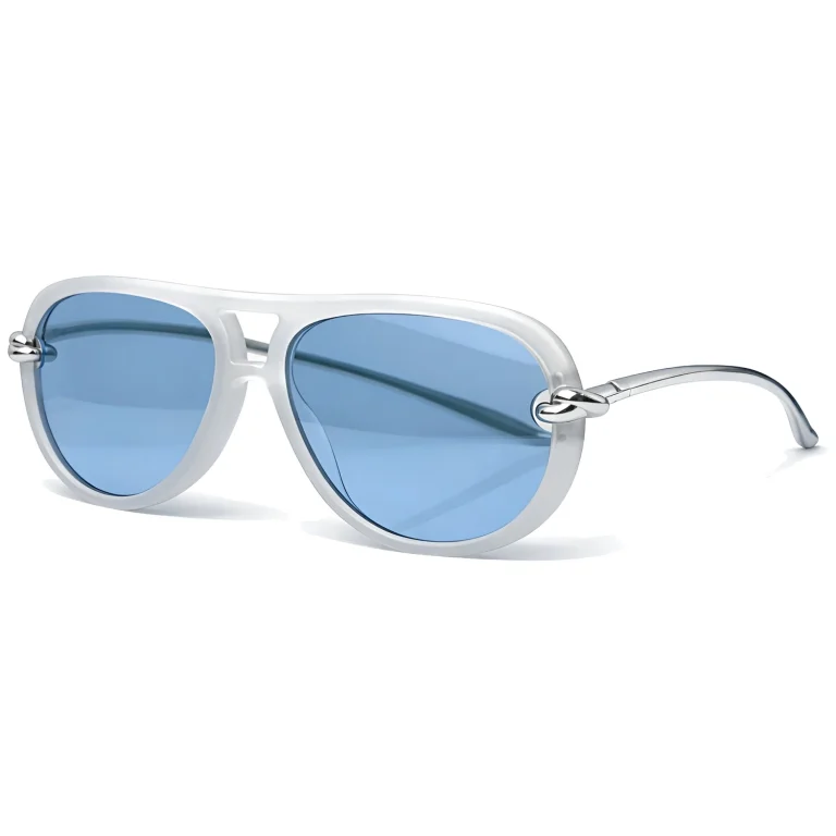 BV1418S Crystal / Blue Knot Aviator Sunglasses
