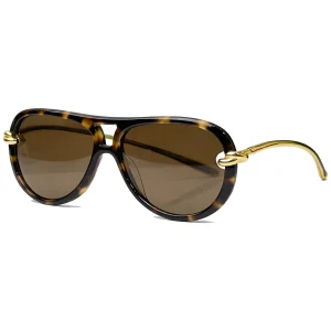 BV1418S Havana / Brown Knot Sunglasses
