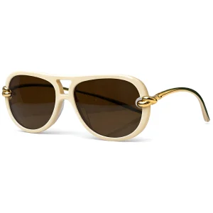 BV1418S Ivory Knot Sunglasses