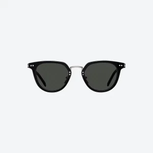 Chic Rounded Sunglasses – Black Lenses