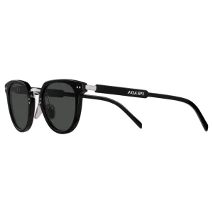 Chic Rounded Sunglasses – Black Lenses