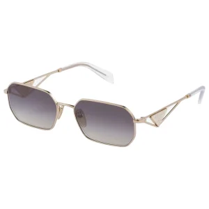 Gold Triangle Logo Sunglasses – Gradient Lenses