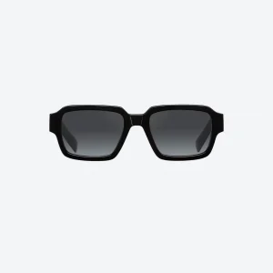 Hexagonal Sunglasses – Black Frame